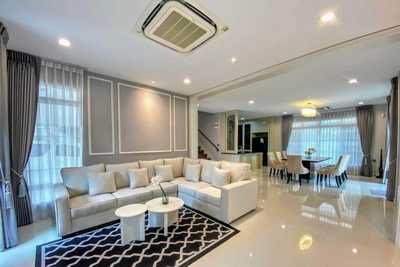 บ้านสวยให้เช่าNantawan รามอินทรา-พหลโยธิน 50 บ้านสวย แต่งครบ 4ห้องนอน ใกล้จุดขึ้นลงทางด่วน