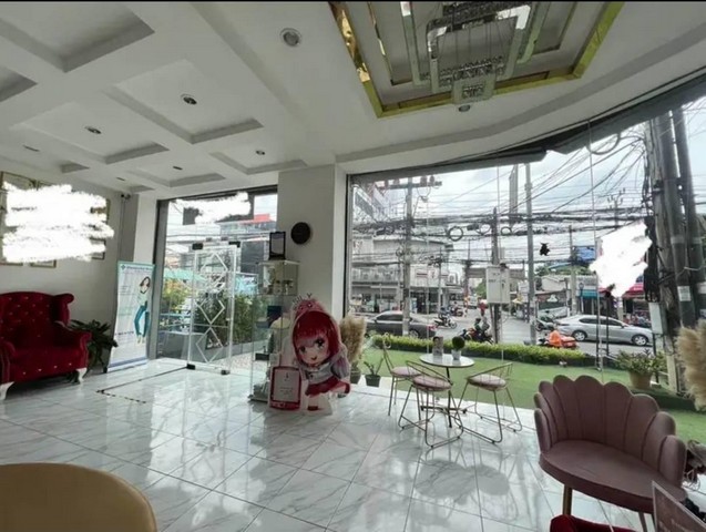รหัสC6085 ให้เช่าอาคารพาณิชย์ 2คูหา 4.5ชั้น ติดถนนสุขุมวิท 77 อ่อนนุช เหมาะกับหลายธุรกิจ
