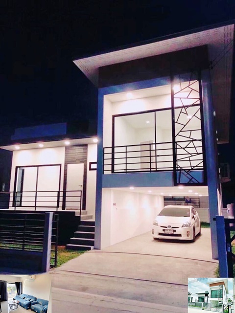 หลวงแพ่ง ให้เช่าบ้านเดี่ยว 2 ชั้น APL ลาดกระบัง ตลาดหัวตะเข้  58ตรว. 128ตรม. การ์เด้น ใหญ่มาก 3นอน 2น้ำ 2จอดรถ 3แอร์ สวนรอบบ้าน 